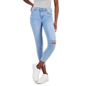 Celebrity Pink Juniors' Mid Rise Cropped Ankle Skinny Jeans - Innes Size 1